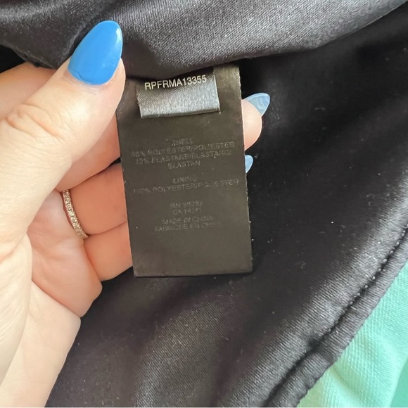 Tibi - Rime Split Neck Sleeveless Dress - Lichen - Picture 7 of 12